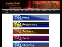 Tablet Screenshot of marrakechcode.com